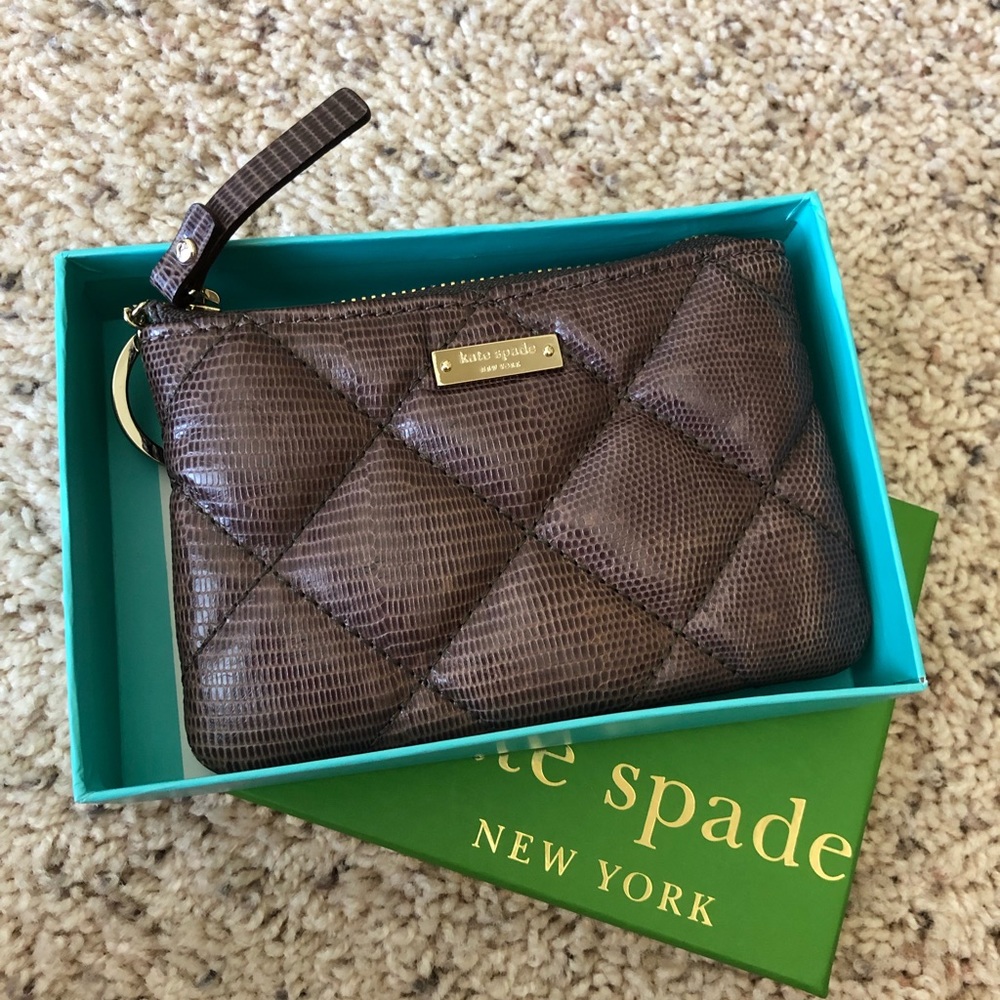 Beautifully made Kate Spade coin/card pouch. New.